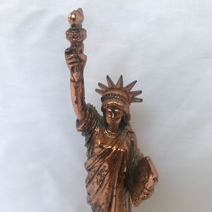 Vintage Statue Of Liberty Figurine, Kings 1955, 10 Inches High, Bronze